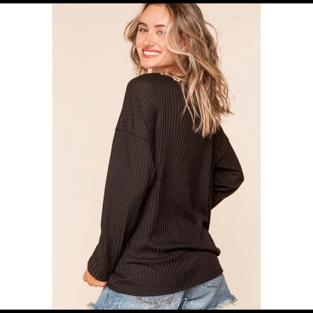 Color Block Animal Print Top - Picture 5 of 7